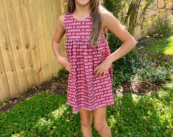 Alabama Game Day Dress, college football dress, crimson tide dress, roll tide, University of Alabama, gameday dress