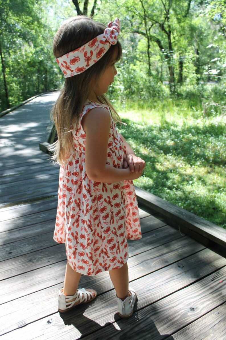 Lobster Dress baby dress toddler dress girl dress summer Etsy