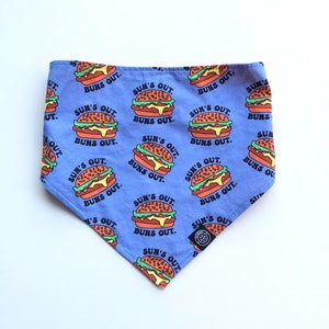 Suns Out Buns Out Dog and Cat Reversible Bandana