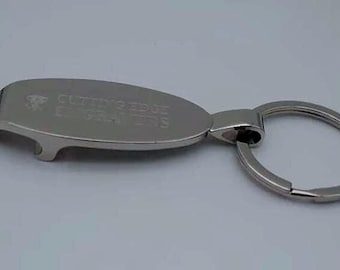 Engraved Bottle Opener Keyring