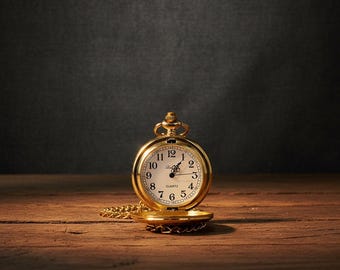 Gold Plated Pocket Watch