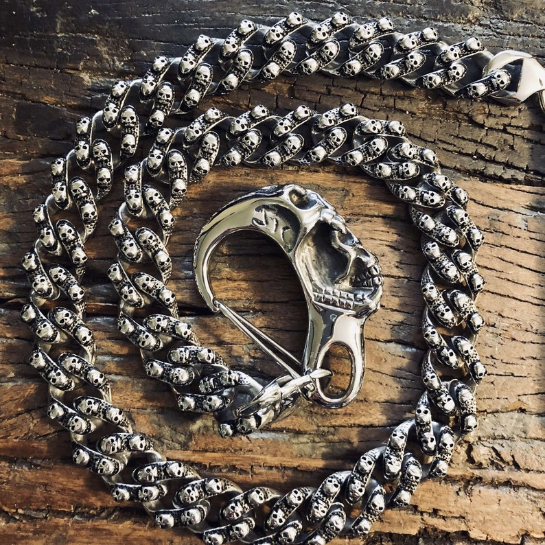 Handmade Wallet Chain Stainless shops Steel Biker Wallet Chain - CGW20