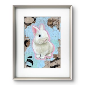BUNNY PRINT, Rabbit Print, Baby Animal Print, Woodland Nursery Decor, Nursery Art Print, Woodland Nursery Decor, Bunny Wall Art Prints
