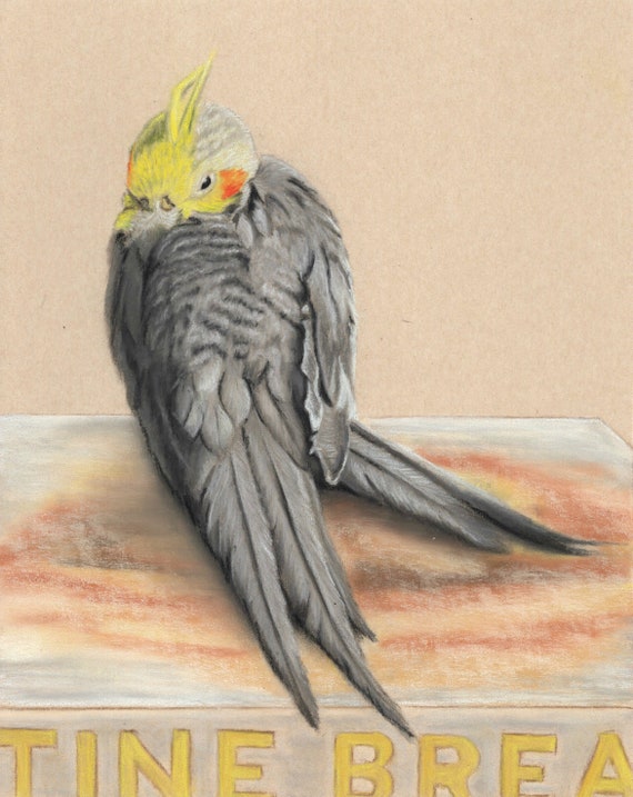 felted bird parrot cocktail bird pet portraits memorial gift real size sculpture customized for pet loss made to order