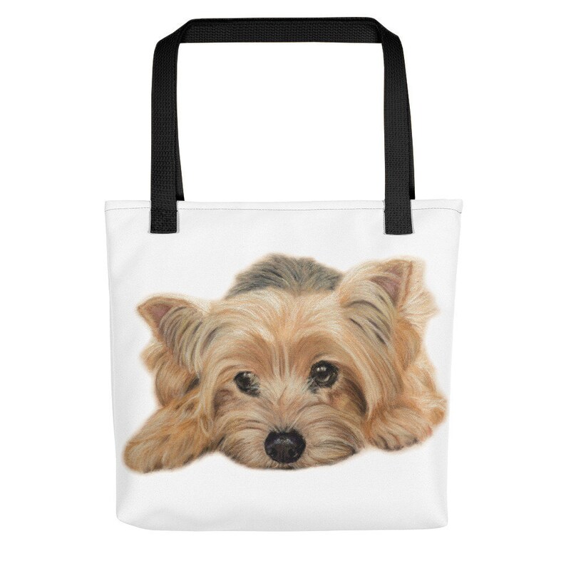 Yorkie Tote bag Yorkshire Terrier Dog lover gift Yorkie Etsy