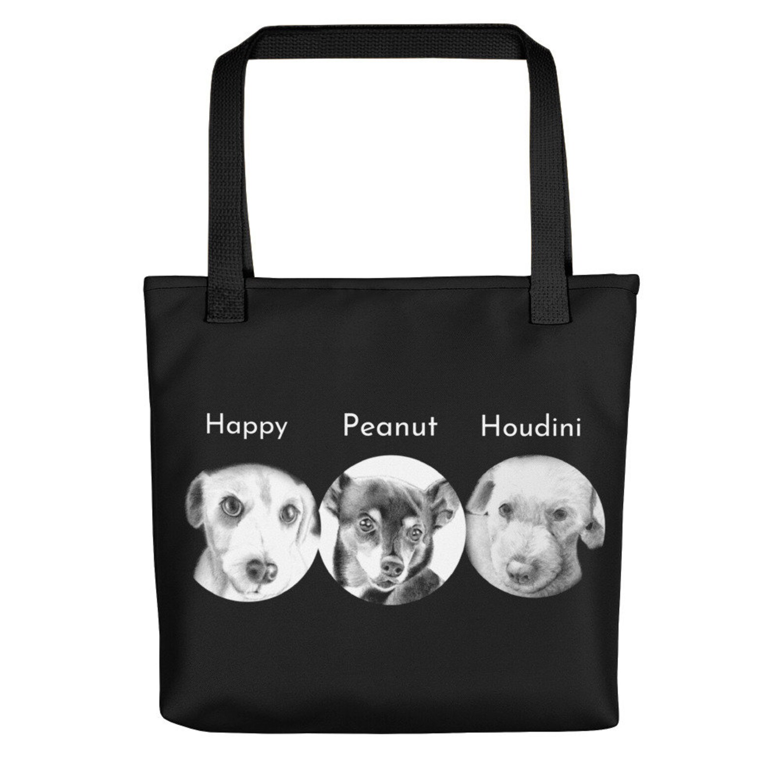 Personalized Tote Bag Custom Tote Bag Tote Bag Dog Lover Etsy
