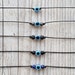 Evil Eye Choker, Evil Eye Necklace, Black Onyx Choker, Hematite Choker, Gemstone Choker, Boho Choker, Bohemian Choker, Thin Black Choker
