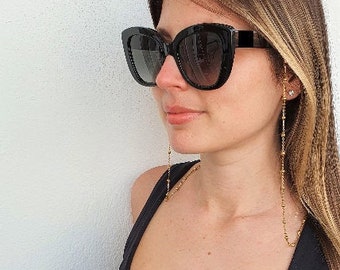 Gold Glasses Chain, Elegant Glass Chain, Sunglasses Chain, Eyeglass Gold Chain, Sunglasses Holder, Glasses Chain, Eyeglasses Chain, Gold