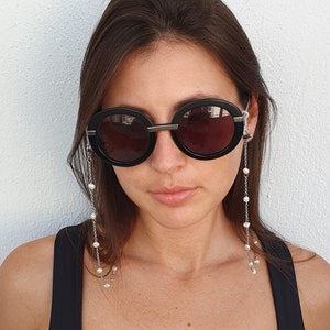 Freshwater Pearl, Pearl Chain, Eyeglass Gold Chain, Glasses Silver Chain, Glasses Chain, Eyeglasses Chain, Glasses Holder, Sunglasses Chain