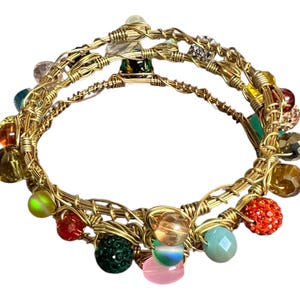 wire wrapped bangles jewelry accessories