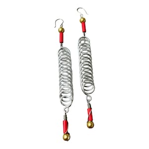 spiral wire wrapped earrings stylish jewelry accessories