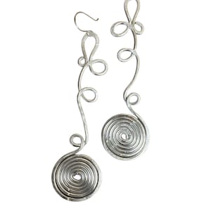 wire wrap statement dangle drop earrings jewelry accessories
