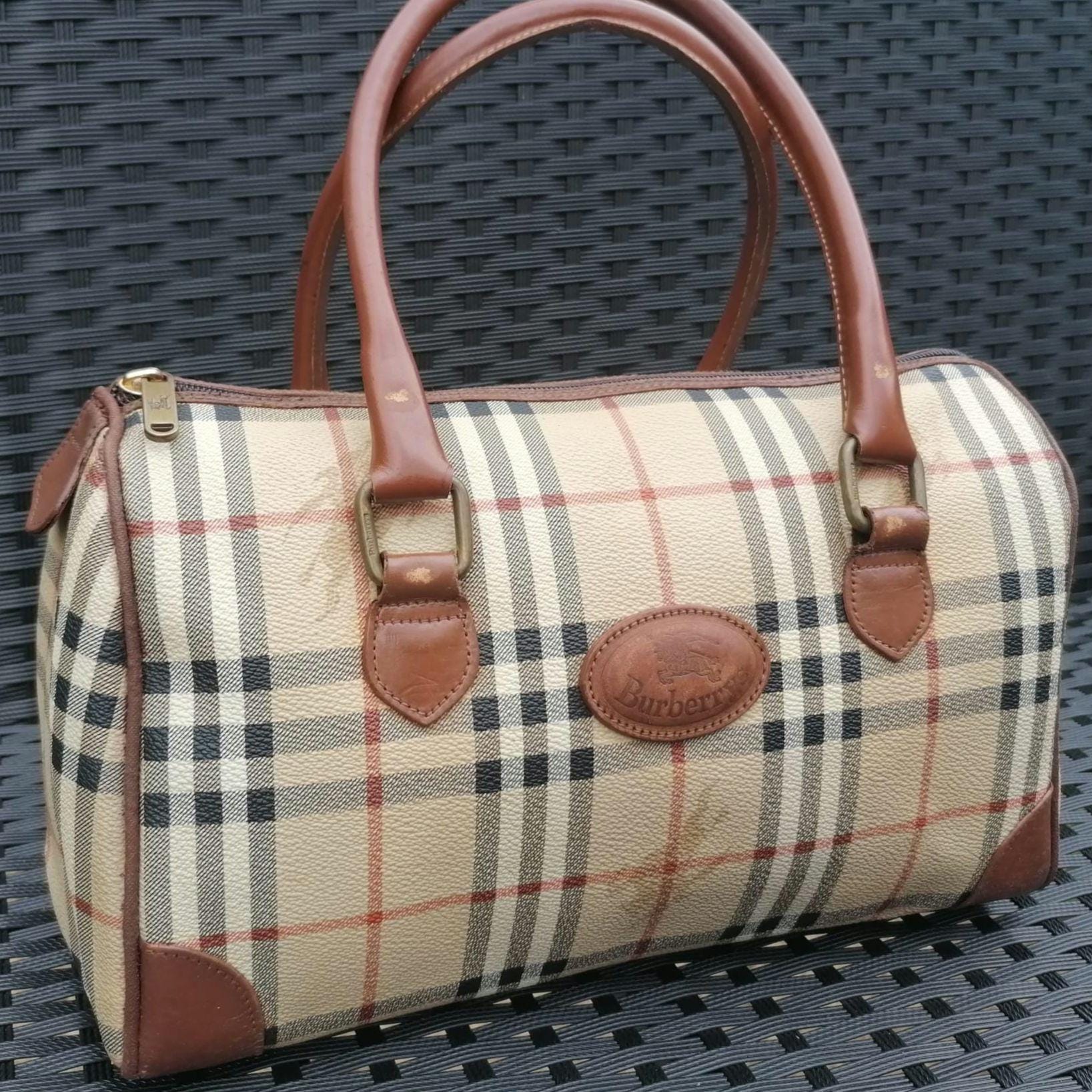 バッグ Vintage [BURBERRY] Burberry Boston Bag BURBERRY Boston Bag 166BURXGH | eBay