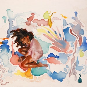 sweet dream black art print