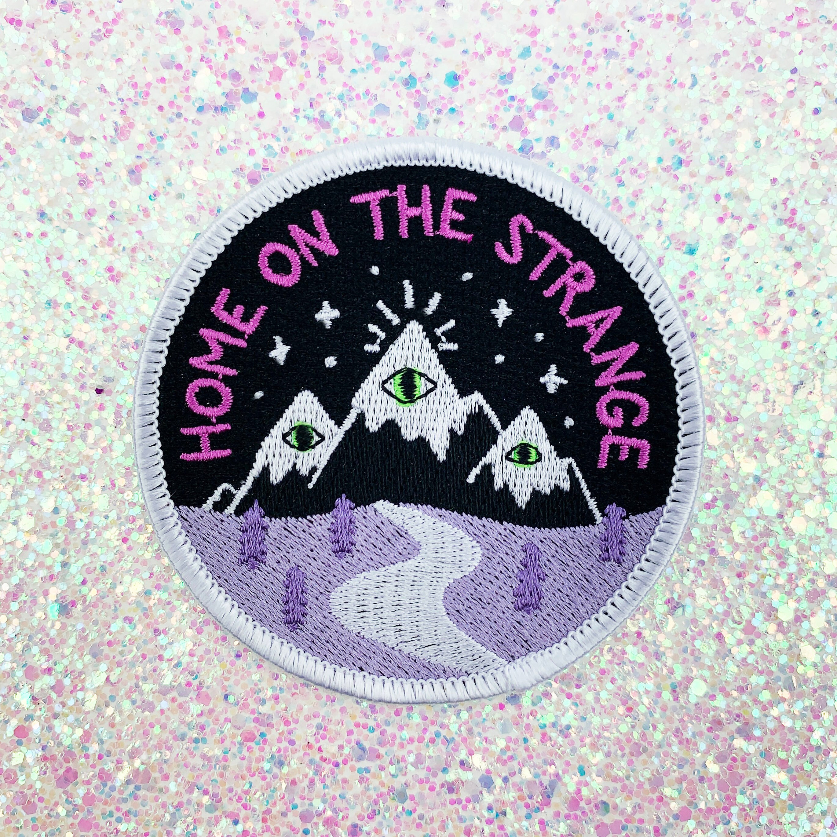 Cute but kinda WEIRD Embroidery Patch - Funny Patches - Kid Patches -  Weirdo Patches - Quirky Patch - felt patches, ironon, sew on patch