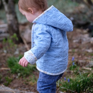 Quilted Hooded Tamarack Style Jacket PDF Pattern / Digital Sewing Pattern for Babies, Toddlers and Kids image 4