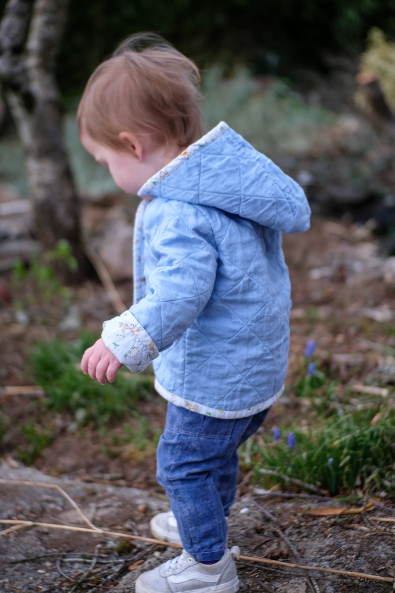 Quilted Hooded Tamarack Style Jacket PDF Pattern / Digital Sewing Pattern for Babies, Toddlers and Kids image 4