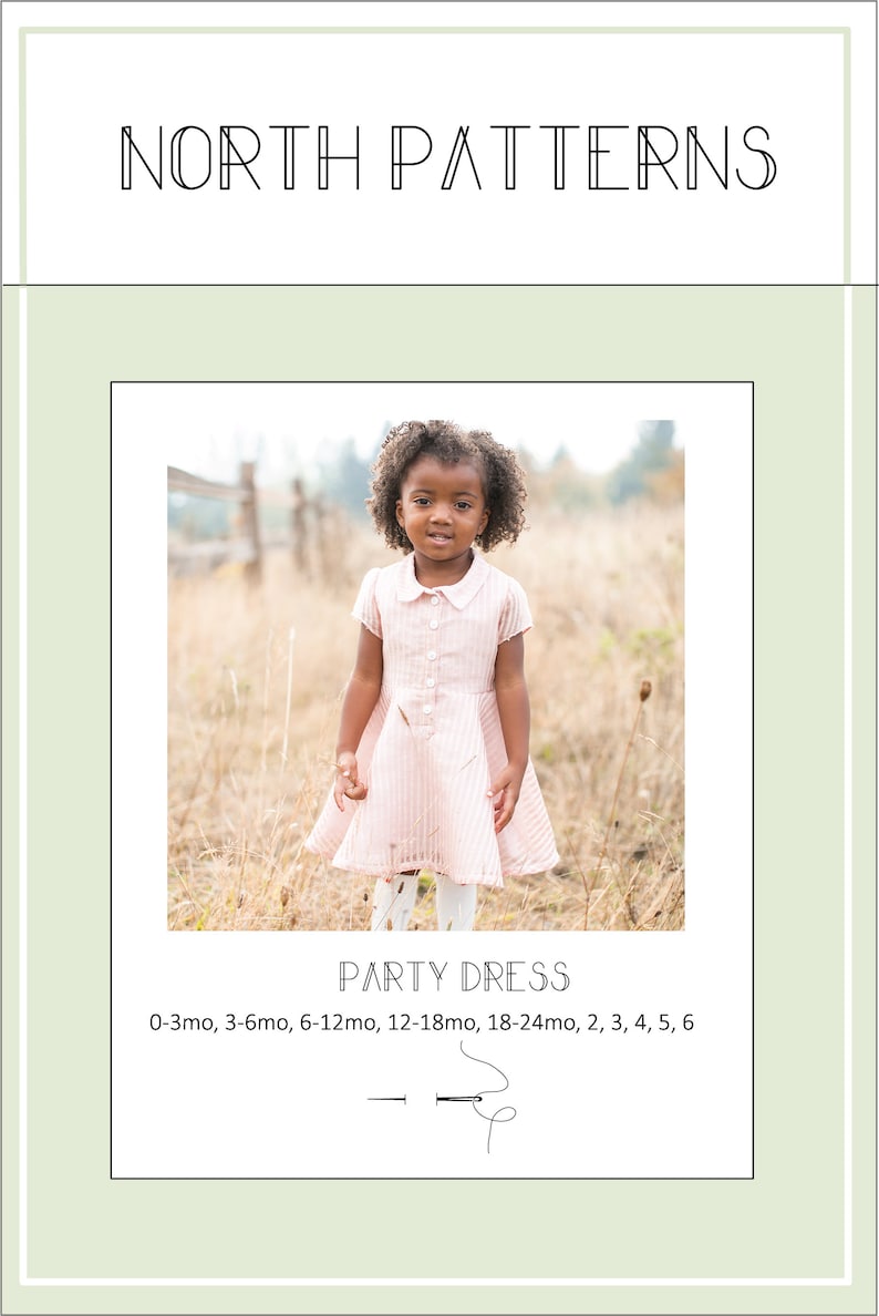 May include: A pink and white striped party dress for a child. The dress has a Peter Pan collar and short sleeves. The dress is photographed on a child standing in a field.
