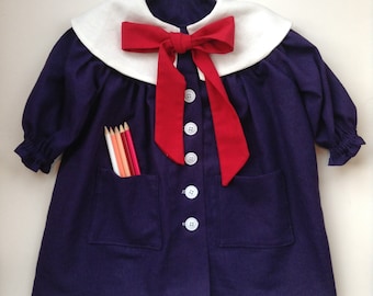 Kids Artist Smock Dress Sewing pattern Instant download PDF Pattern