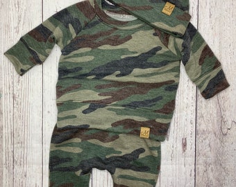 baby camo leggings