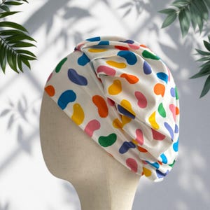 Jelly Beans Scrub Cap Butterweich, dehnbar, Peeling-Kappe im Stirnband-Stil, Bouffant Scrub Cap