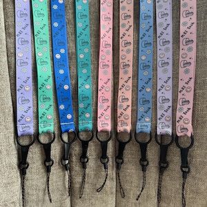 MRI Tech Lanyard: Silk Webbing Badge Holder with Plastic Attachment