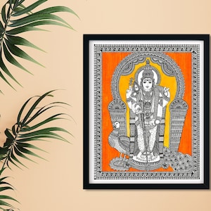 Lord Murugan, Karthkeya, Skanda Kunstdruck