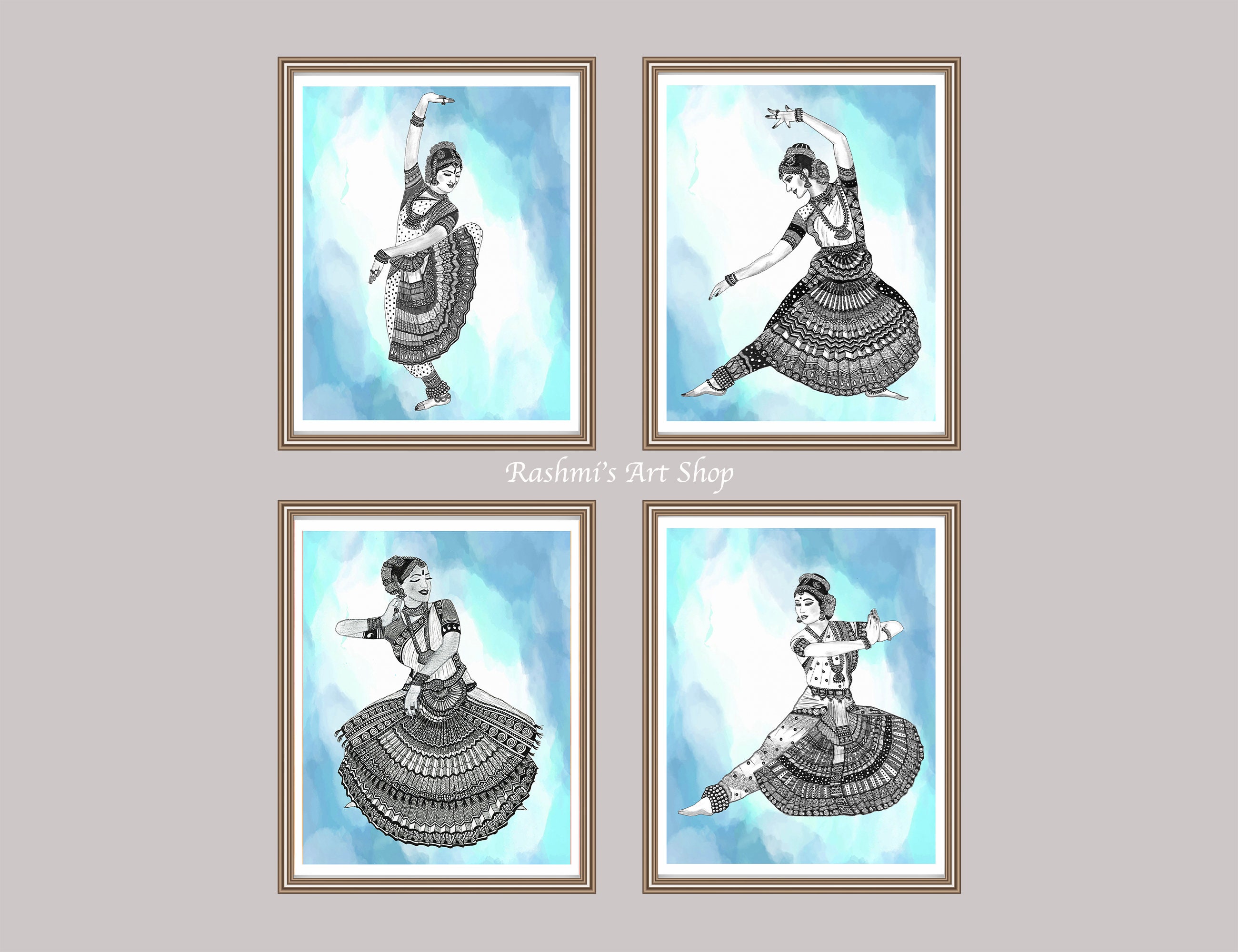 Bharatanatyam Framed Art Prints for Sale - Fine Art America