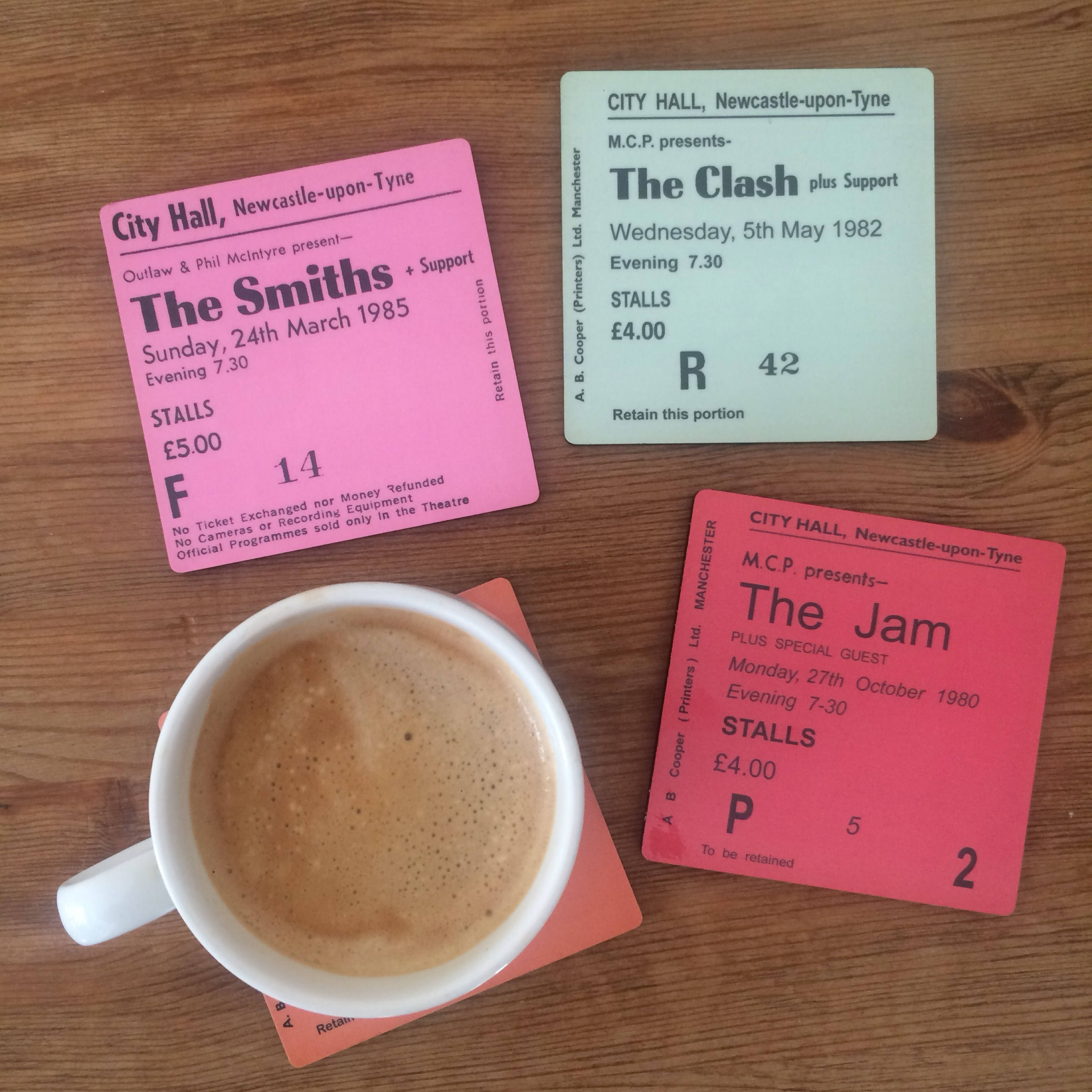 COASTERS Classic Concert Tickets Newcastle City Hall Etsy