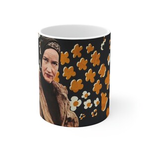 Grey Gardens Little Edie Coffee Mug, Fun mug, Christmas Gift, Floral Mug, 11oz White Mug
