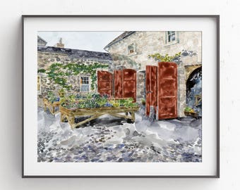 Florence Court Art Print: Northern Ireland Irish Artwork