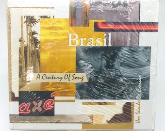 Brasil – Ett århundrade av sång (förseglad CD-box) Brasiliansk musiksamling Folk Bossa Nova MPB presentset
