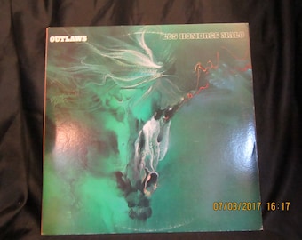 Outlaws - Los Hombres Malo (1980 Südlicher Rock LP) Vintage Vinyl-Schallplatte Western Rock Geschenk