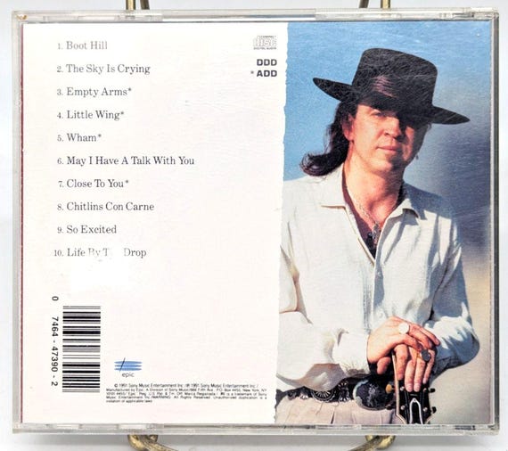 GOLD CD Stevie Ray Vaughan / The Sky Is～ Stevie Ray Vaughan the Sky is Crying CD – 1991 Epic Blues‑rock