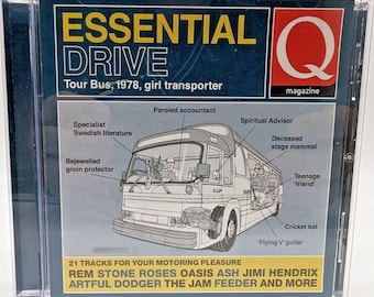 Essential Drive – Tour Bus (elektronische cd) grafisch ontwerp omslagkunst