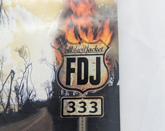 Signed Full Devil Jacket Promo Poster – Mike Reaves Autograph – FDJ 333 Island Def Jam 11x17 Rock Memorabilia