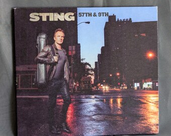 Sting – 57th & 9th CD Digipak Rock Pop Album Music Collection