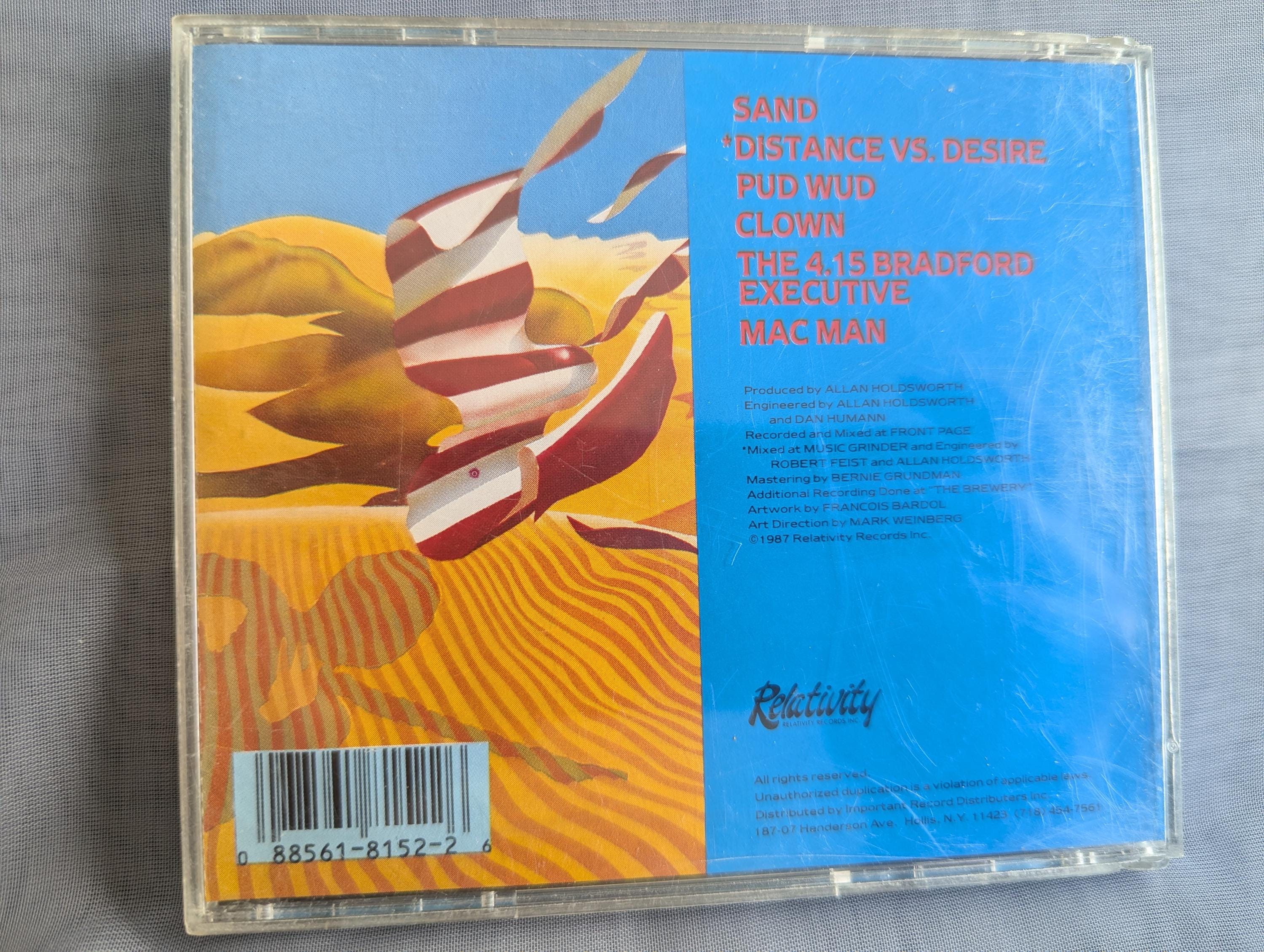 Buy Allan Holdsworth – Sand (1987 Jazz Fusion CD) Relativity