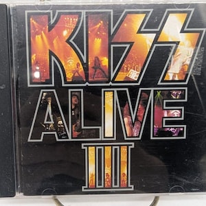 Kiss Alive III CD 1993 Original Pressing • Live Hard Rock Album • Polygram Records • Vintage Kiss Collector Music Gift