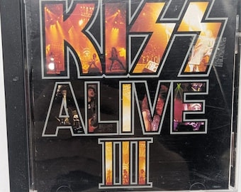 Kiss Alive III CD 1993 Edición Original • Álbum de Hard Rock en Vivo • Polygram Records • Regalo de Colección de Música Vintage Kiss