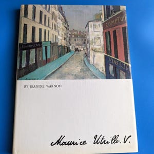 Maurice Utrillo by Jeanne Warnod ( 1983 Hard Cover )