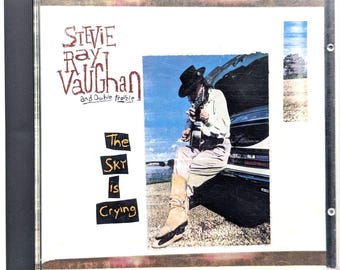Stevie Ray Vaughan The Sky Is Crying CD – 1991 Epic Blues‑Rock Album, SRV Rare, Vintage Posthumous Release Collector’s Disc