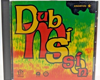 Dubmission – Various Artists (elektronische dub-cd) psychedelische albumhoes
