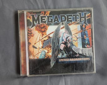 Megadeth – United Abominations (Thrash Metal CD) – Dave Mustaine Heavy Metal Album