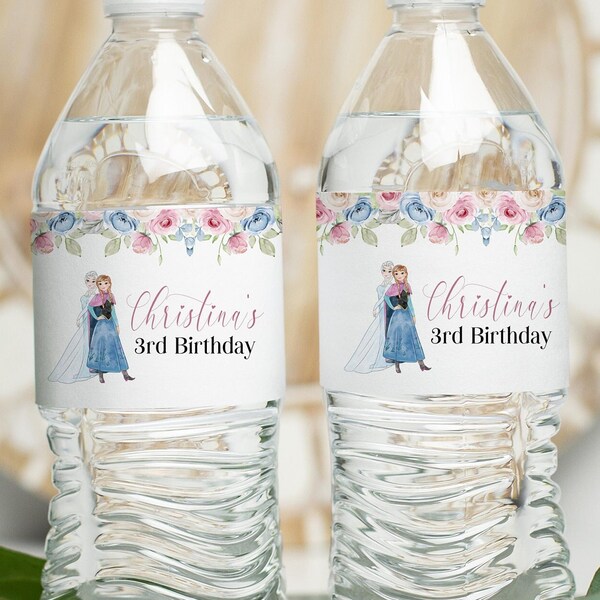 Frozen Labels Etsy