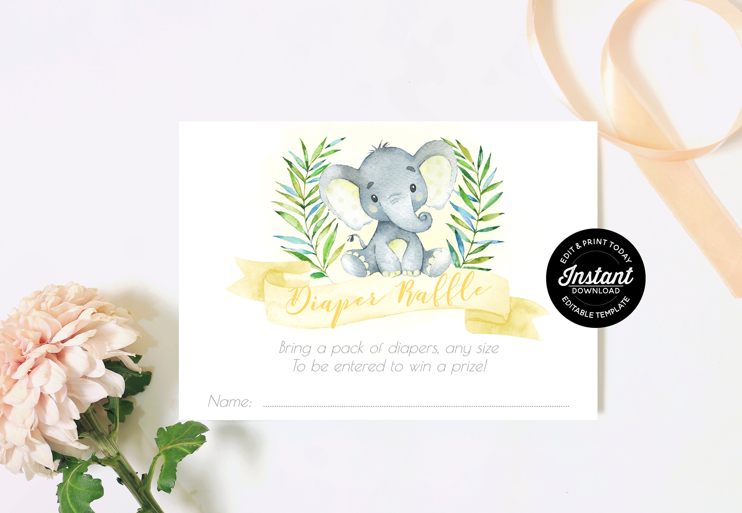 gender neutral elephant baby