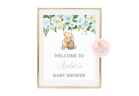 winnie the pooh welcome sign