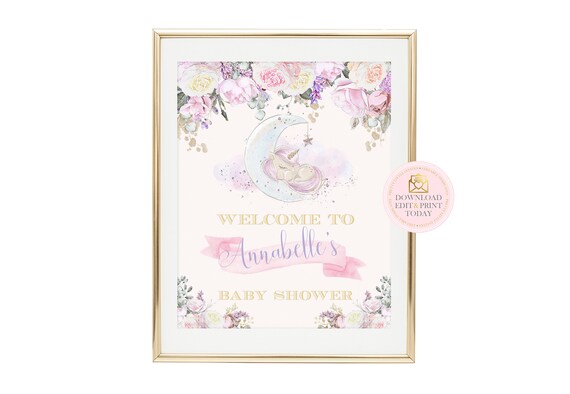 Unicorn Welcome Sign, Unicorn Birthday, Unicorn, INSTANT DOWNLOAD, Welcome Sign, Unicorn Sign, Birthday Sign, Unicorn Party, Editable, Girl Il_570xn