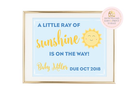 Boy Summer Pregnancy Announcement, Pregnancy Announcement, Pregnancy Reveal, Baby Announcement, Printable Photo Prop, INSTANT DOWNLOAD Il_570xn