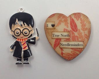 Boy Wizard - Harry Needle MinderNeedle minder/Strong Magnets/Needle Nanny/Needle Minder/Chart Magnets/Needle Holder/Neodymium/Rare Earth
